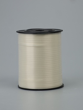 Лента для декора, подарков и шаров, шампань, 0.5 см × 500 м