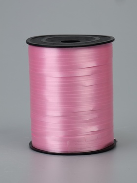 Лента для декора, подарков и шаров, светло-розовый, 0.5 см × 500 м