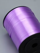 Лента для декора, подарков и шаров, сиреневый, 0.5 см × 500 ярдов - Фото 3