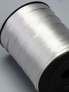 Лента для декора, подарков и шаров, серебристый, 0.5 см × 500 ярдов - Фото 3