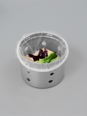 Сетка - фильтр для еды, на раковину, одноразовые, набор 100 шт., 6×8 см, белые