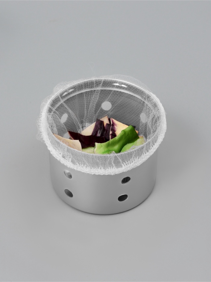 Сетка - фильтр для еды, на раковину, одноразовые, набор 100 шт., 6×8 см, белые - Фото 1