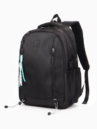 Рюкзак школьный, 2 отделения, 5 карманов, 33×17×47 см, чёрный - фото 68976538