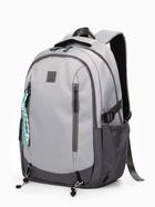 Рюкзак школьный, 2 отделения, 5 карманов, 33×17×47 см, серый - фото 68976539