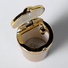 УЦЕНКА Пепельница для авто TORSO c подсветкой, 7.5×9 см, золотистый - Фото 5