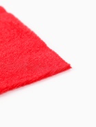 Лоскут ткани длинноворсовый на трикотажной основе, 50х50, цвет красный - фото 68976550