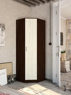 УЦЕНКА Шкаф угловой ЭКО, 760/760×2200×487, Венге/сосна Лоредо - Фото 1