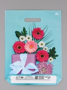 Пакет подарочный Подарочная композиция  40 х 31 см 60 мкм (комплект 50 шт) - фото 68182978