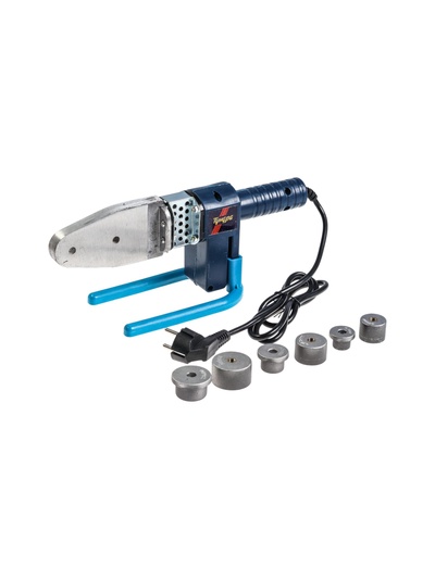 УЦЕНКА Аппарат для сварки пластиковых труб ТУНДРА, 1200 Вт, комплект насадок 20-32 мм, 0-300°, кейс