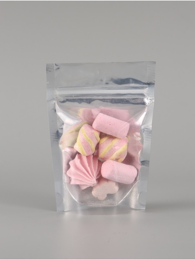 Пакет дой-пак металлизированный с прозрачной стенкой 10.5 × 15 см