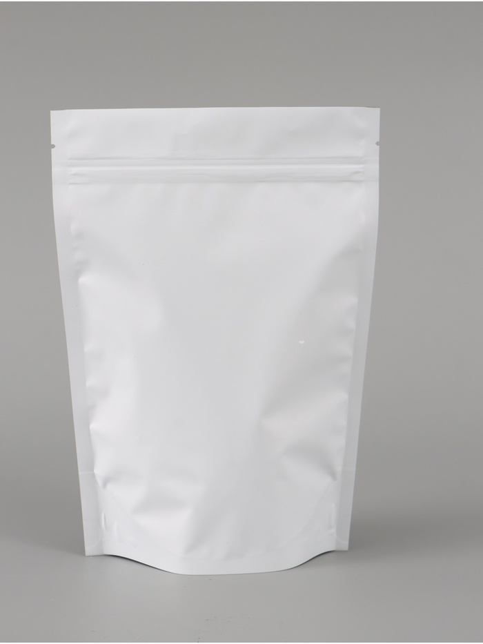 Пакет дой-пак металлизированный белый матовый 16 × 23 см - Фото 1