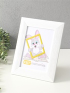 Фоторамка для фото 15×21 см Keep memories Luxe Elegance, пластик, белый, (пластиковый экран) - фото 809461580