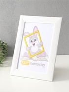 Фоторамка для фото 21×30 см Keep memories Luxe Elegance, с ножкой, пластик, белый, (пластиковый экран) - фото 809461585