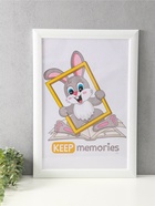 Фоторамка для фото 40×60 см Keep memories Luxe Elegance, пластик, белый, (пластиковый экран) - фото 809461597