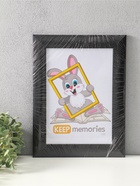 Фоторамка для фото 21×30 см Keep memories Luxe Elegance, с ножкой, пластик, чёрный, (пластиковый экран) - Фото 6