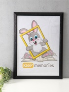 Фоторамка для фото 50×70 см Keep memories Luxe Elegance, пластик, чёрный, (пластиковый экран) - Фото 2