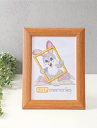 Фоторамка для фото 21×30 см Keep memories Luxe Elegance, с ножкой, пластик, бежевый, (пластиковый экран) - фото 809461632