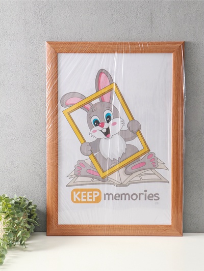Фоторамка для фото 40×60 см Keep memories Luxe Elegance, пластик, бежевый, (пластиковый экран)