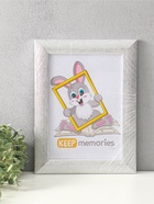 Фоторамка для фото 21×30 см Keep memories Luxe Elegance, с ножкой, пластик, серебро, (пластиковый экран)  (артикул 10972653)  большой выбор товаров оптом и в розницу по низким ценам с доставкой