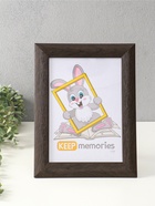 Фоторамка для фото 21×30 см Keep memories Luxe Elegance, с ножкой, пластик, коричневый, (пластиковый экран) - фото 809461668