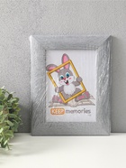 Фоторамка для фото 15×21 см Keep memories Luxe Elegance, пластик, серо-голубой, (пластиковый экран)  (артикул 10972665)  большой выбор товаров оптом и в розницу по низким ценам с доставкой