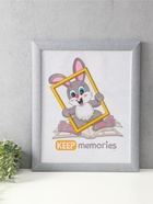 Фоторамка для фото 40×50 см Keep memories Luxe Elegance, пластик, серо-голубой, (пластиковый экран) - фото 809461702