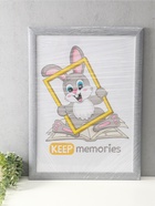 Фоторамка для фото 50×70 см Keep memories Luxe Elegance, пластик, серо-голубой, (пластиковый экран)  (артикул 10972671)  большой выбор товаров оптом и в розницу по низким ценам с доставкой