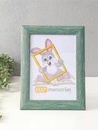 Фоторамка для фото 21×30 см Keep memories Luxe Elegance, с ножкой, пластик, морской, (пластиковый экран) - фото 809461719