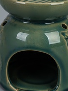 УЦЕНКА Аромалампа керамика «Листья» морская лагуна 9.5×9.5×10.8 см - Фото 4