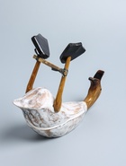 УЦЕНКА Подставка под бутылку «Уточка в белом», 30×20×25 см, дерево - Фото 4