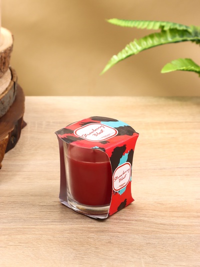 УЦЕНКА Свеча ароматическая «Candle» 85 г, клубничный взрыв