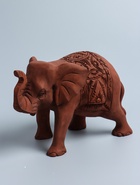 УЦЕНКА Сувенир дерево «Слон» резной коричневый цвет 20×30×12 см 10986265