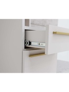 Прихожая «Николь – 1», 900×400×2400 мм, цвет кашемир/ручки сатиновое золото - Фото 8