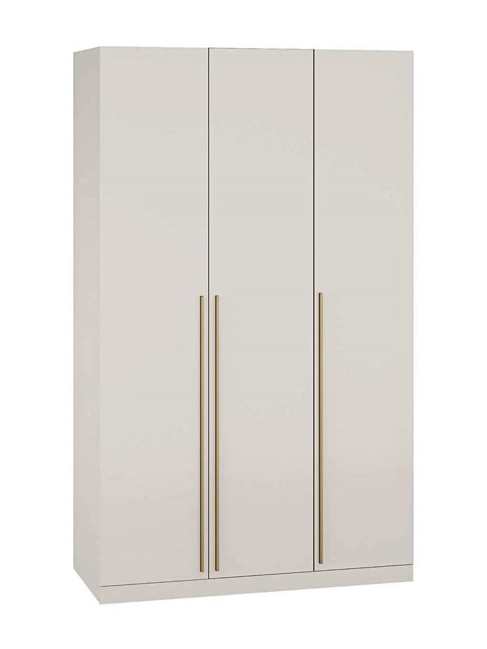 Шкаф Николь-23 3-х створчатый Кашемир ручки сатиновое золото