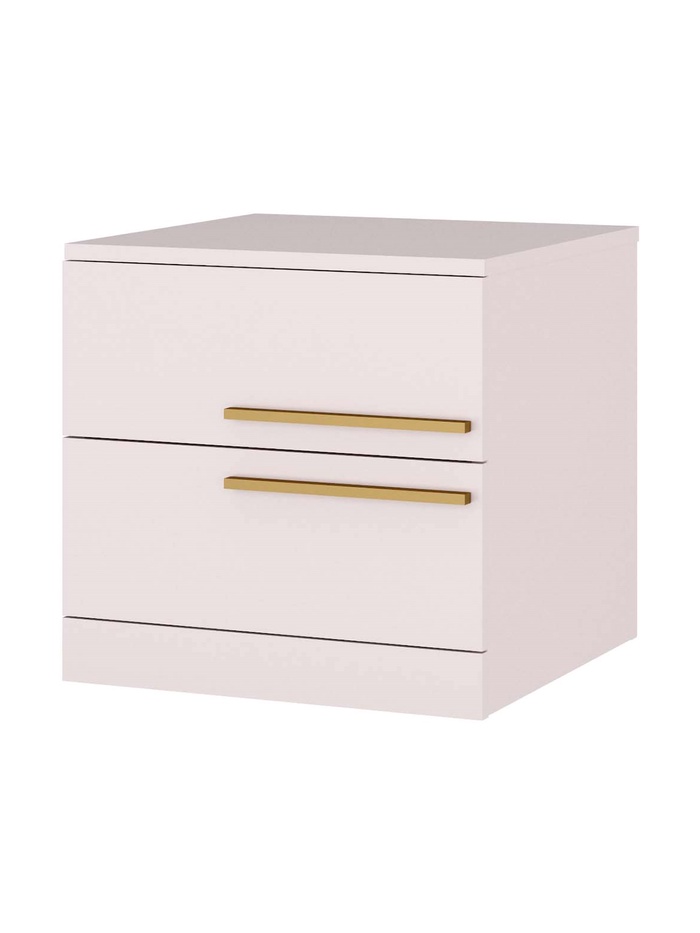 Тумба навесная «Николь – 32», 450×400×450 мм, цвет кашемир/ручки сатиновое золото - Фото 1