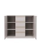 Комод для хранения «Николь – 8», 1200×450×1000 мм, цвет кашемир/ручки сатиновое золото - Фото 3