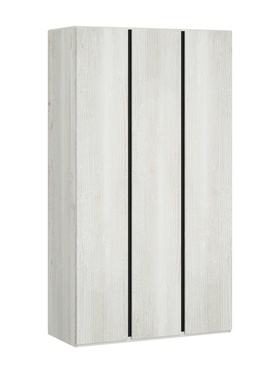 Шкаф трёхстворчатый «Дели–3», 1200×550×2300 мм, цвет винтерберг/чёрный