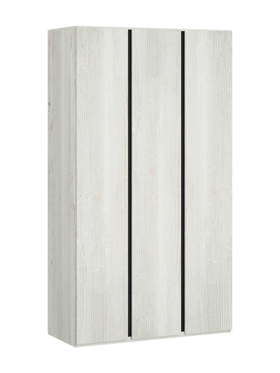 Шкаф трёхстворчатый «Дели–3», 1200×550×2300 мм, цвет винтерберг/чёрный