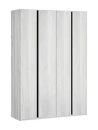 Шкаф четырёхстворчатый «Дели–4», 1600×550×2300 мм, цвет винтерберг/чёрный - фото 121582165