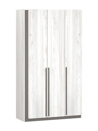 Шкаф трёхстворчатый «Винтер–3», 1300×570×2300 мм, цвет винтерберг/тёмно–серый