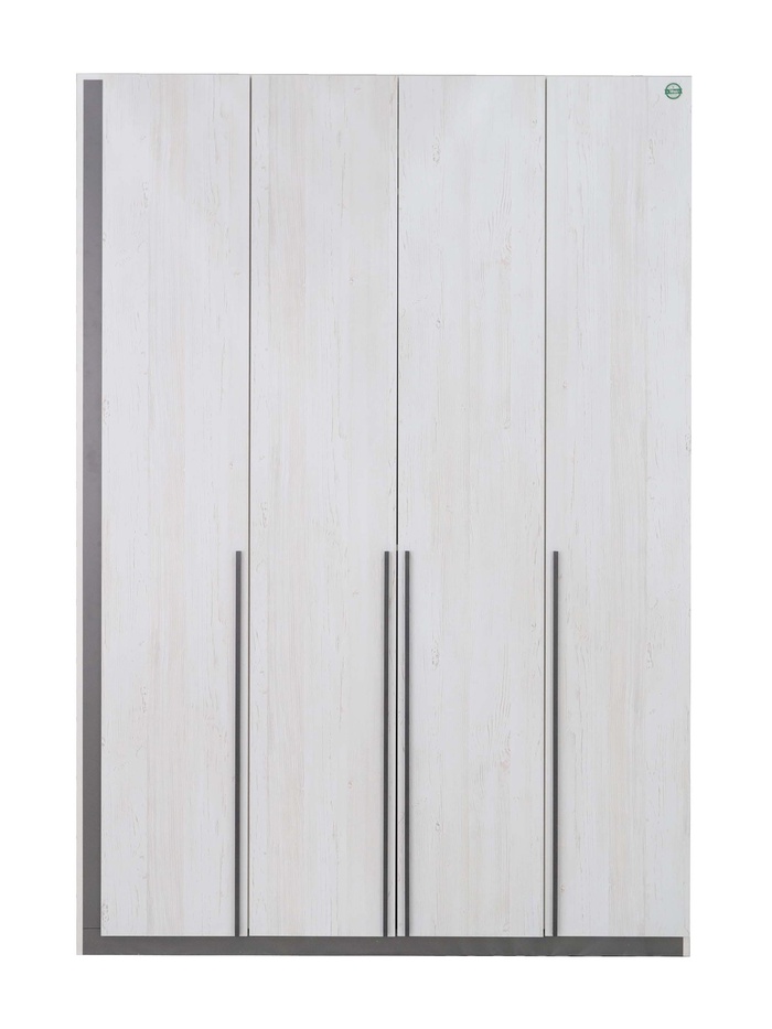 Шкаф 4-х створчатый Винтер-4 винтерберг / темно серый