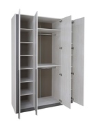 Шкаф четырёхстворчатый «Винтер–4», 1600×570×2300 мм, цвет винтерберг/тёмно–серый - фото 121582185