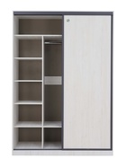 Шкаф-купе Винтер-6.16 1600 с зеркалом винтерберг / темно серый 10940407
