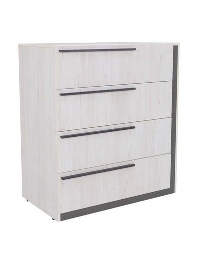 Комод для хранения «Винтер – 8», 4 ящика, 900×520×1000 мм, цвет винтерберг/тёмно–серый