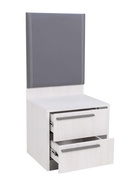 Тумба прикроватная «Винтер – 12», с мягким элементом, 450×420×1000 мм, цвет винтерберг/замша спейс графит - Фото 5