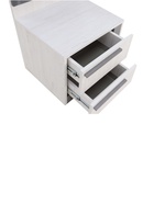 Тумба прикроватная «Винтер – 12», с мягким элементом, 450×420×1000 мм, цвет винтерберг/замша спейс графит - Фото 6