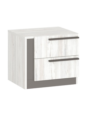 Тумба прикроватная «Винтер – 13», 450×420×400 мм, цвет винтерберг/тёмно–серый