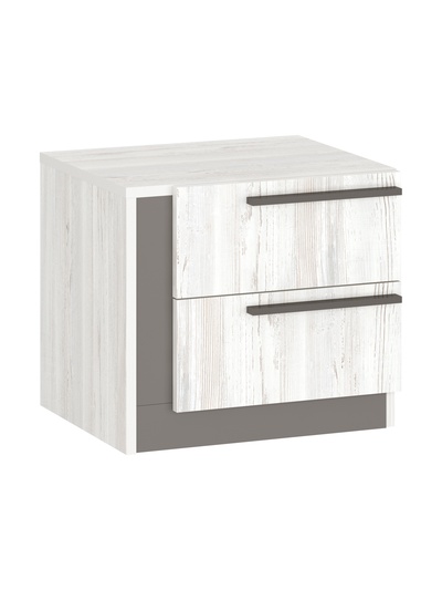 Тумба прикроватная «Винтер – 13», 450×420×400 мм, цвет винтерберг/тёмно–серый