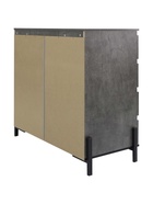 Комод для хранения «Некст – 1», 1040×500×1000 мм, цвет камень тёмный/чёрный - Фото 4