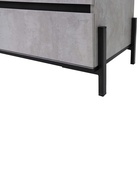 Комод для хранения «Некст – 1», 1040×500×1000 мм, цвет цемент светлый/чёрный - Фото 6